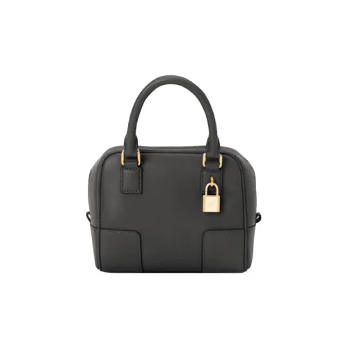 LOEWE Amazona 16 Square Top Handle Bag Black