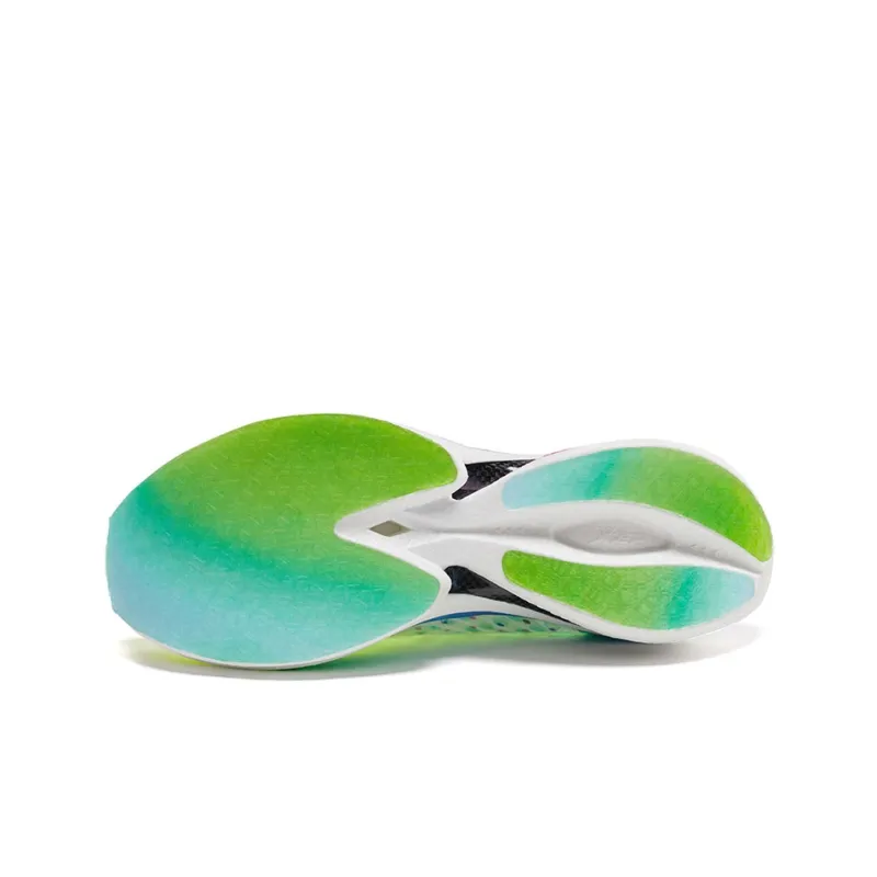XTEP 160X 3.0 Cushioning Anti-Slip And Wear-Resistant Low-Top Running Shoes Men's White Green-4