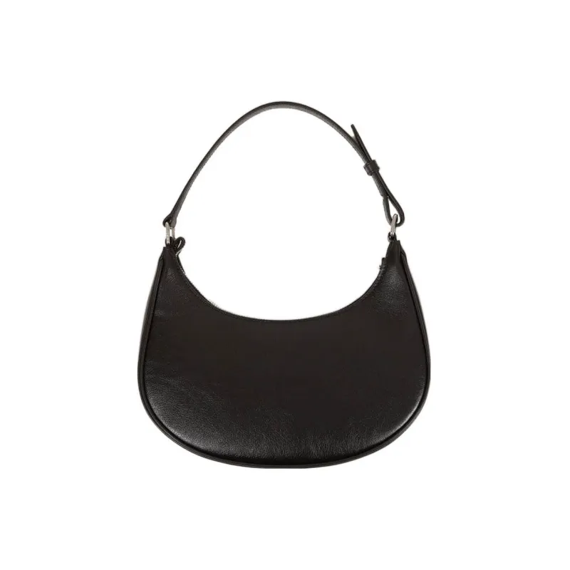 CELINE AVA Smooth Cow Leather Dumpling Bag Shoulder Bag Handbag Shoulder Bag Women's Black-3