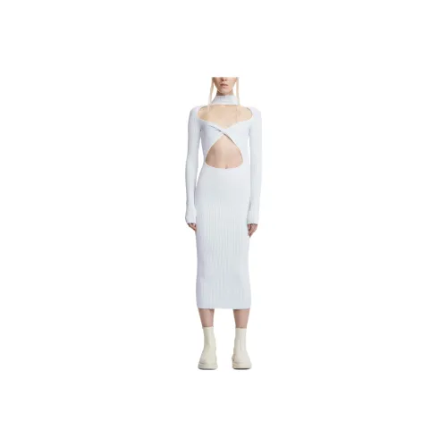 DION LEE Long-Sleeved Dresses Women's Light Blue