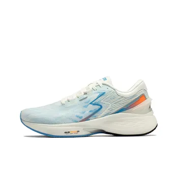 361° Q Bullet Super Pro 2.0 Anti Slip Wear Resistant Low Top Running Shoes Men's White Orange