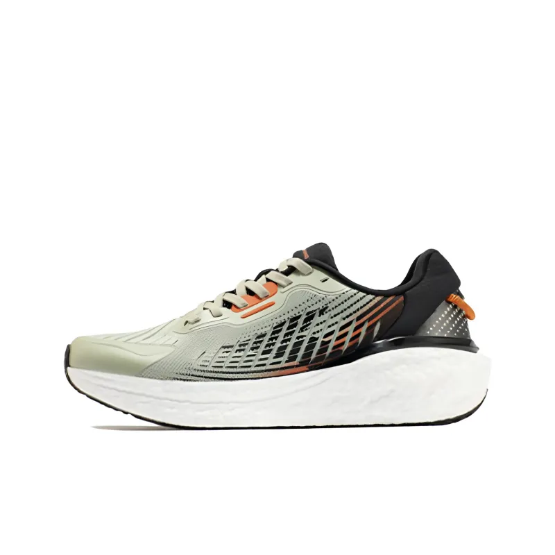 361° BOUND AIR 2.0 Cushioned Anti-Slip And Wear-Resistant Lightweight Low-Top Running Shoes Men's Light Stone Green-0