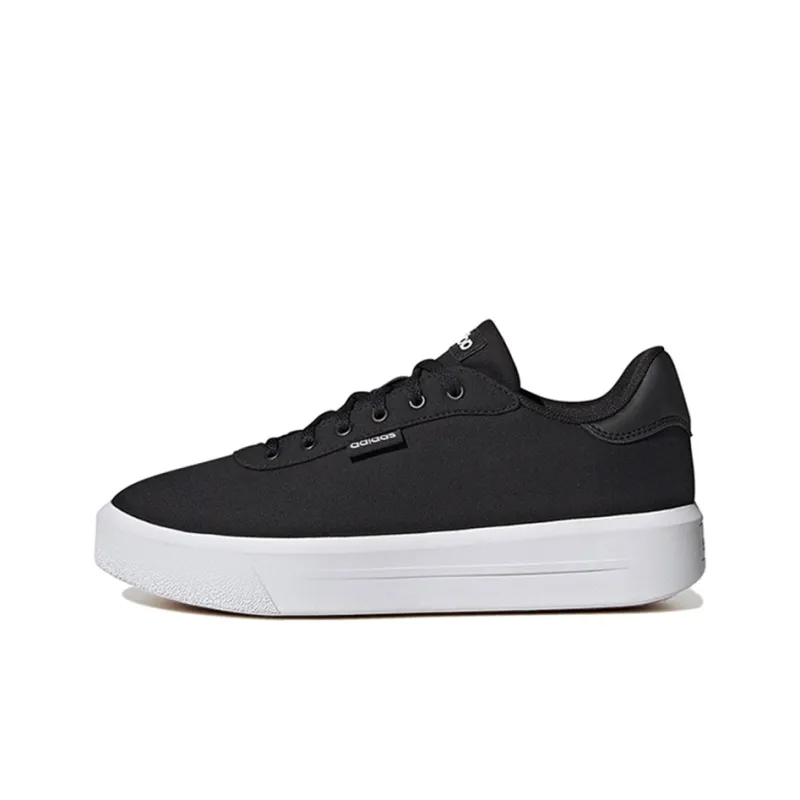 Adidas Court Platform Cln Shoes 'Core Black' Women's-0