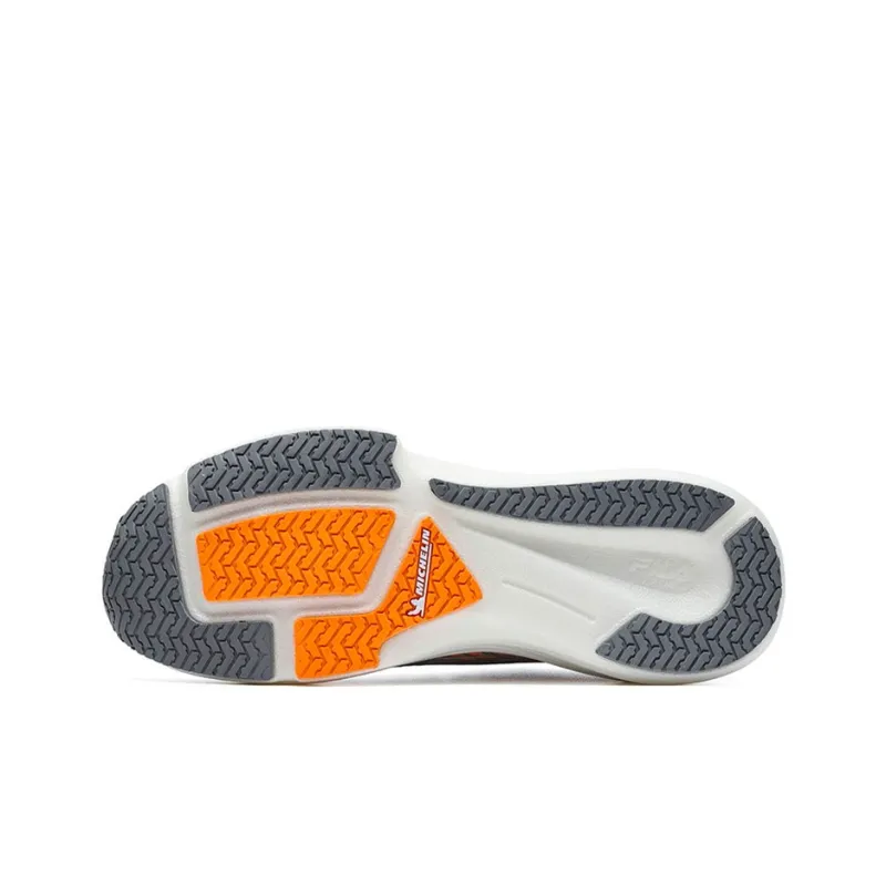 FILA Athletics Energy Running Shoes Men Low Top White/Orange-4