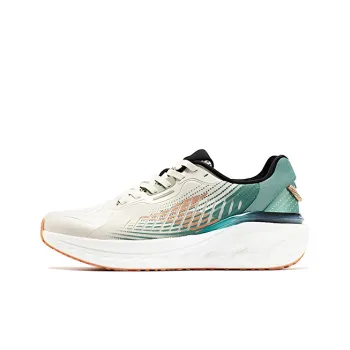 361° BOUND AIR 2.0 Slip Resistant, Abrasion Resistant Cushioning Low Top Running Shoes Men's White Cyan