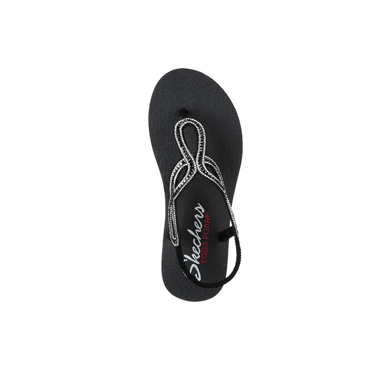 Skechers Meditation Beach Sandals Women's Black-2