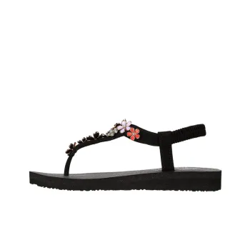 Skechers Meditation -Glass Daisy Strap Sandals Women's Black