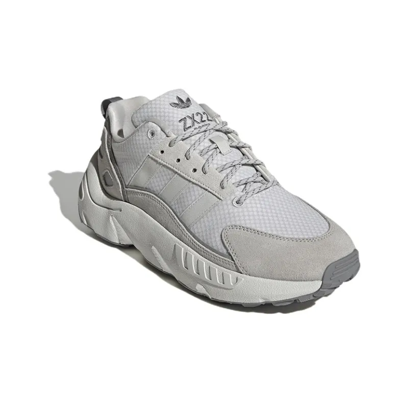 Adidas Zx 22 Boost Grey Light Blue Gum-2