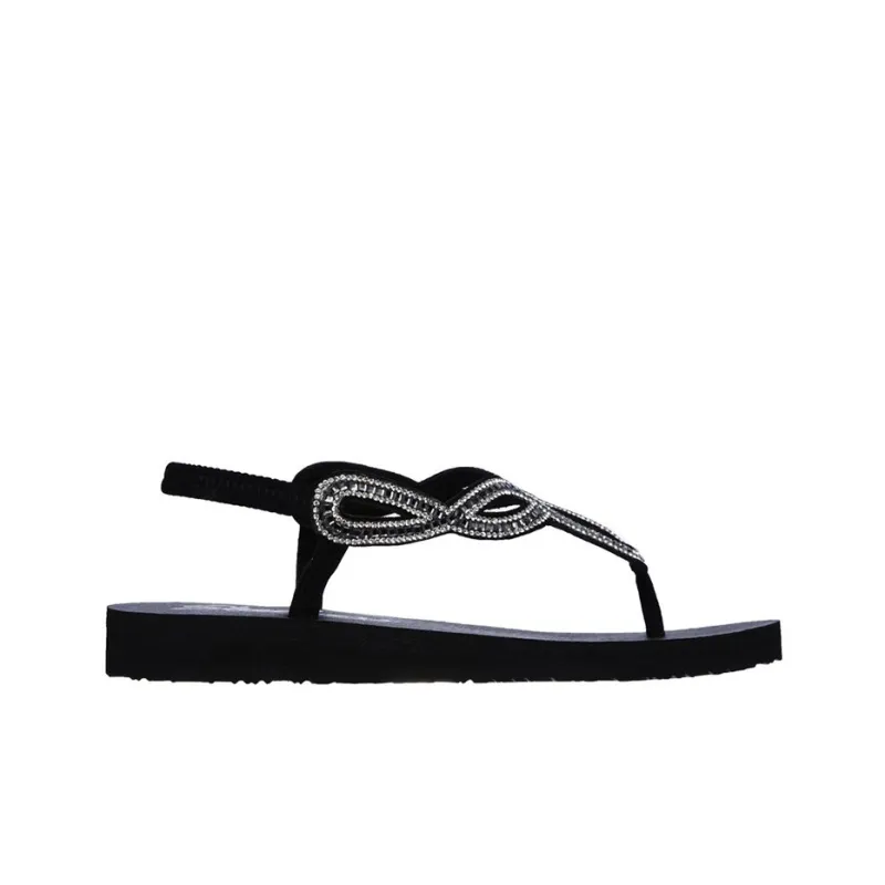 Skechers Meditation Beach Sandals Women's Black-1
