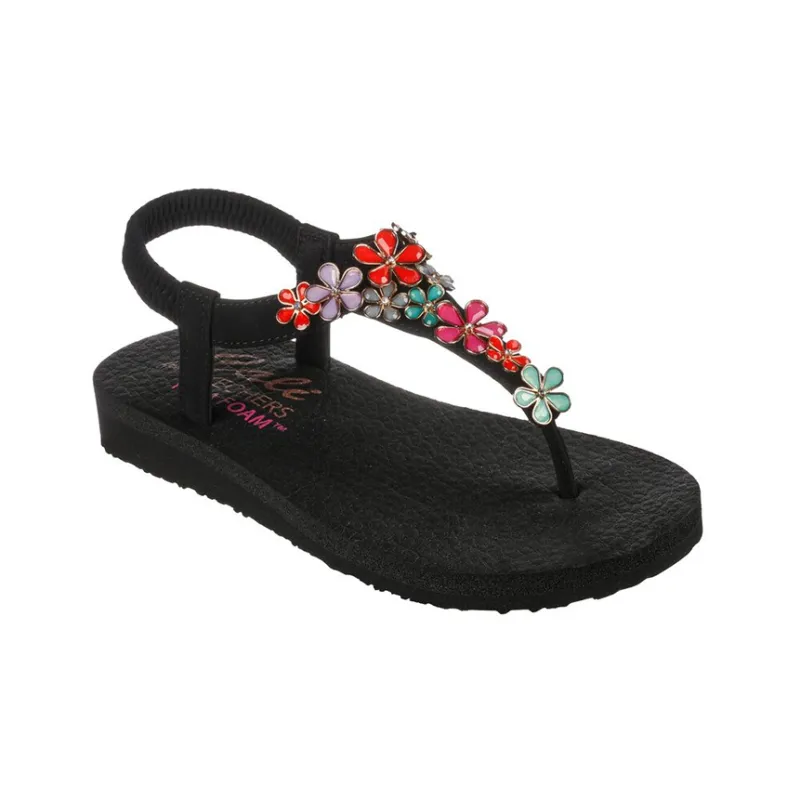 Skechers Meditation -Glass Daisy Strap Sandals Women's Black-2