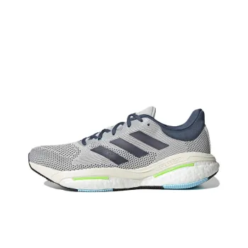 Adidas Solar Glide 5 Abrasion Resistant Breathable Low Top Running Shoes Men's Gray Blue