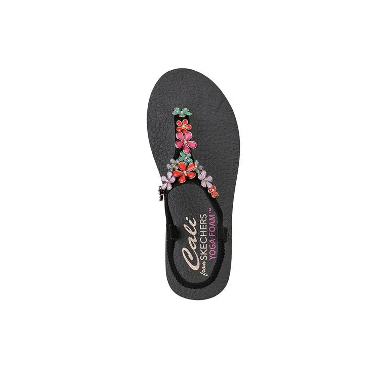 Skechers Meditation -Glass Daisy Strap Sandals Women's Black-3