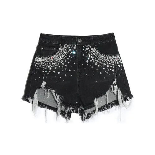 TCH Denim Shorts Women's Black