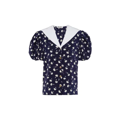 MIU MIU Shirts Women's Blue