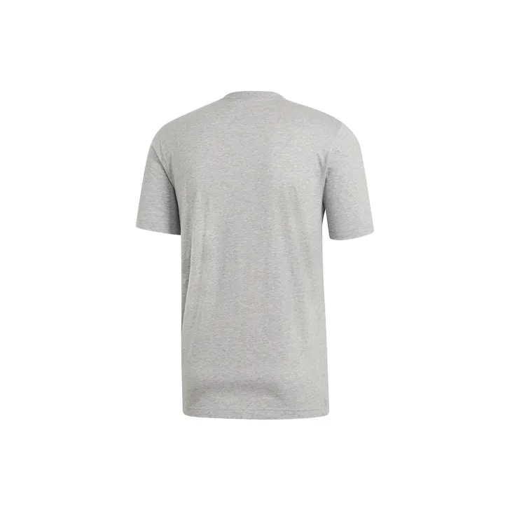Adidas T Shirts Men Medium Heather Gray/Black-1
