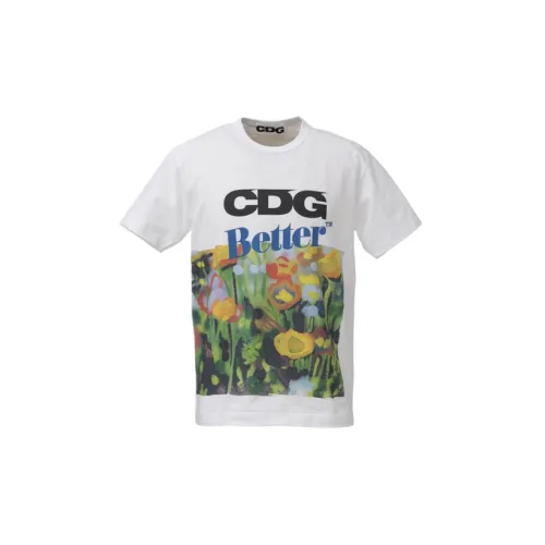 CDG T-Shirts Unisex White