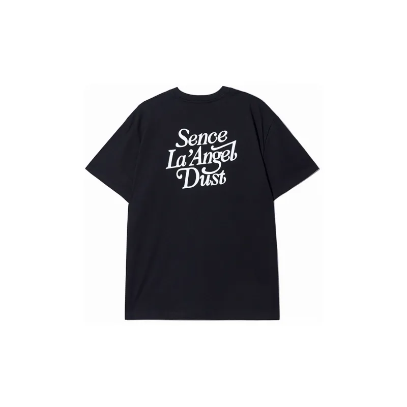 SENCE LA Crew Neck Loose Fit Straight Short Sleeved T Shirt Unisex-9