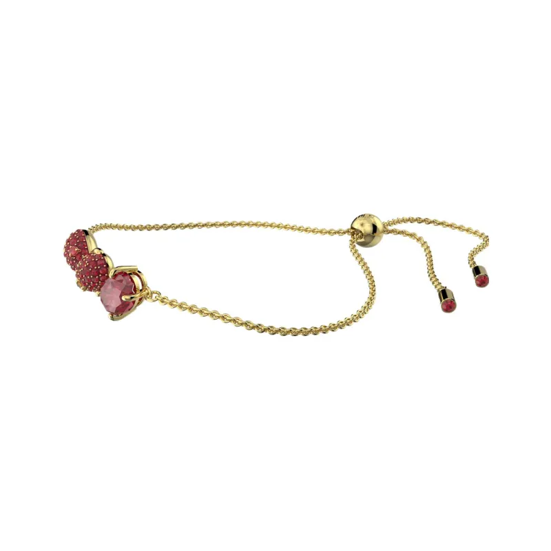Swarovski Artificial Crystal Bracelets Women's Red-2