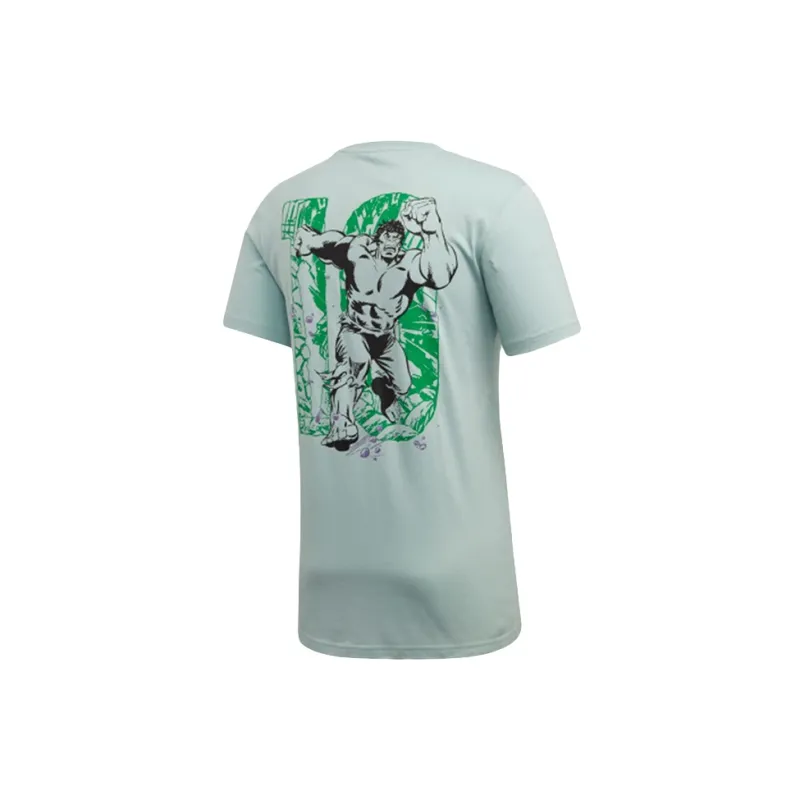 Adidas Marvel Collaboration T Shirt Men's Light Green-1