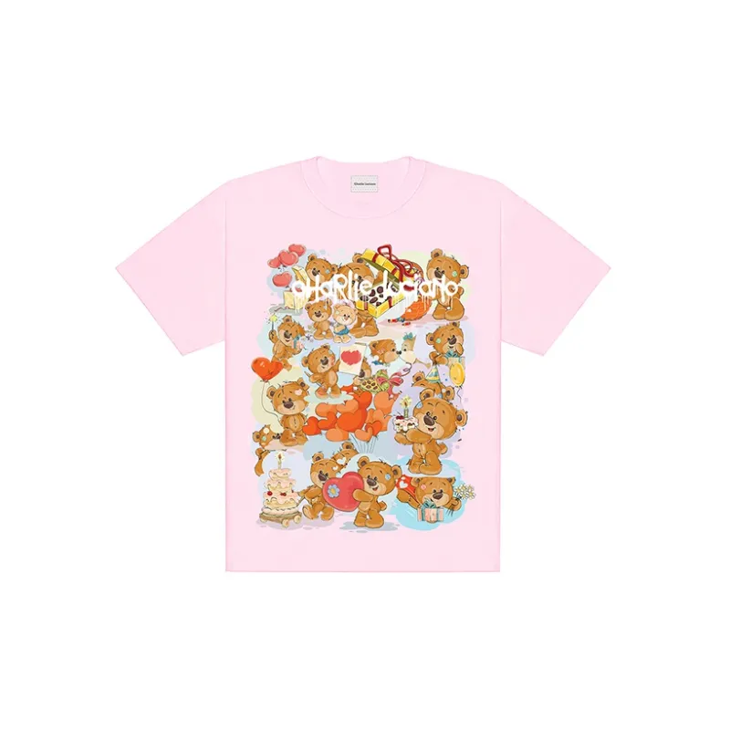 Charlie Luciano T Shirt Unisex Pink-1