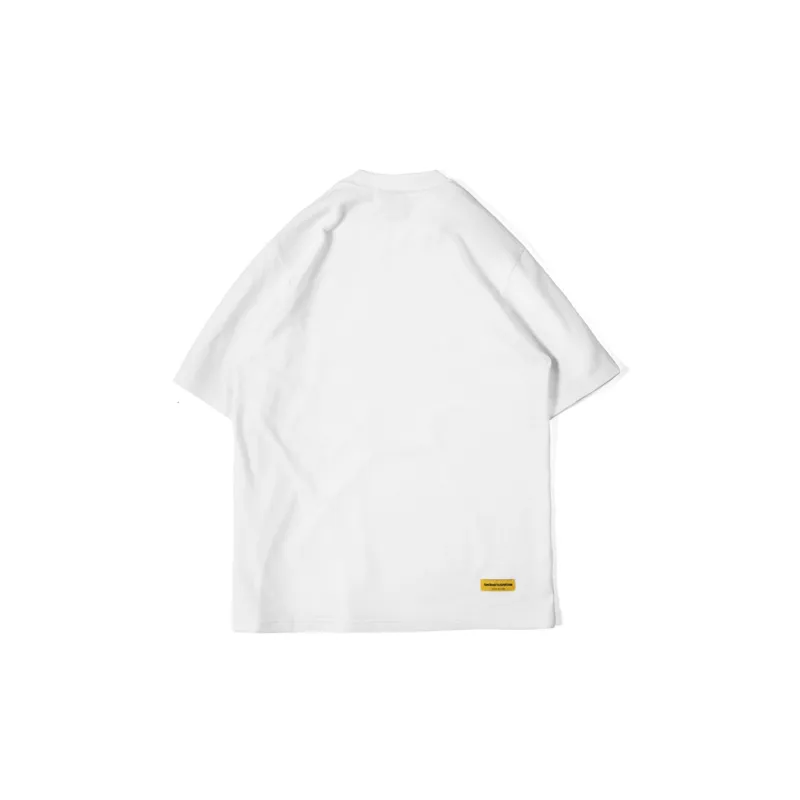 DAKYAM Straight T-Shirt Unisex White-1