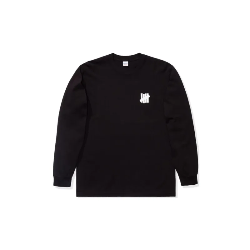 UNDEFEATED FW19 Straight Long Sleeved T Shirt Unisex Black-1