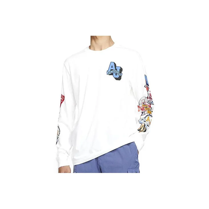 JORDAN T Shirts Men White-2