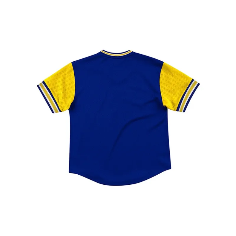 Mitchell Ness T Shirts Unisex Blue-1