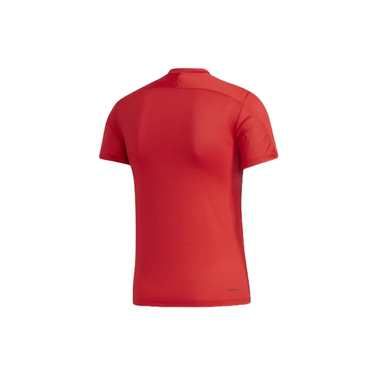 Adidas T Shirt Men's Light Scarlet-1