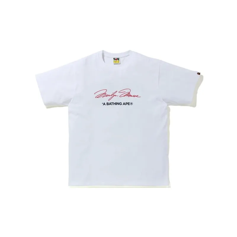 A BATHING APE A BATHING APE X Marilyn Monroe Signature Tee-3