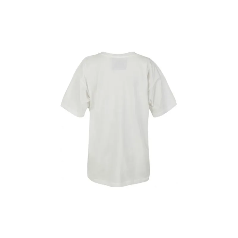MOSCHINO Women's Bear Print Cotton T-Shirt White-1