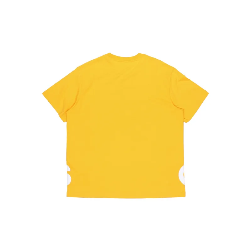 Adidas Set in Sleeve T Shirt Men's Yellow-1