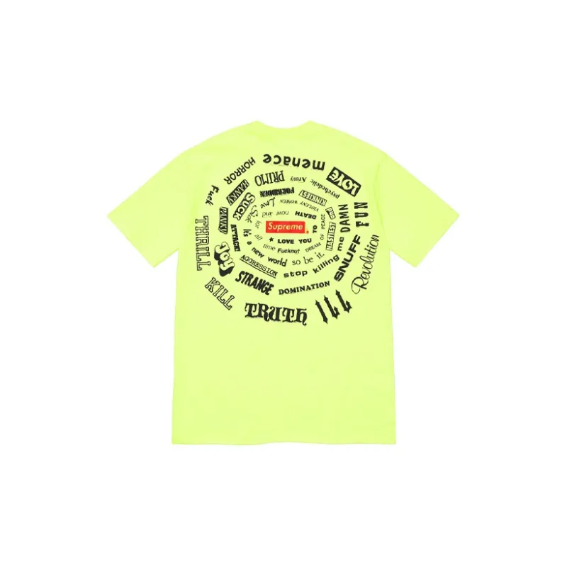Supreme SS21 Spiral Slogan-Print T-shirt - Cheap Rcj Jordan Outlet