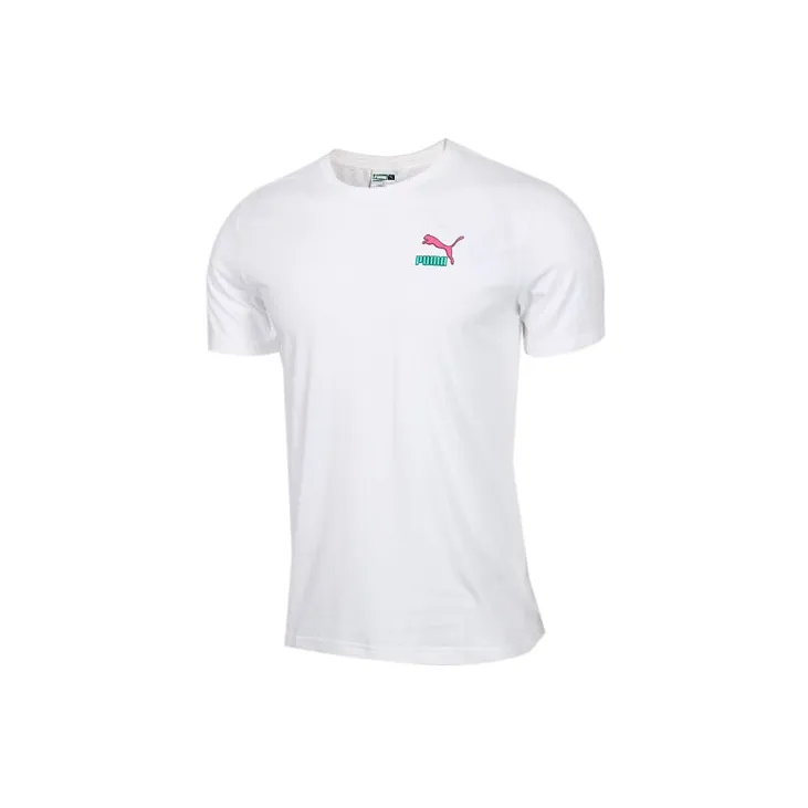 PUMA Set in Sleeve T Shirt Men's White-1