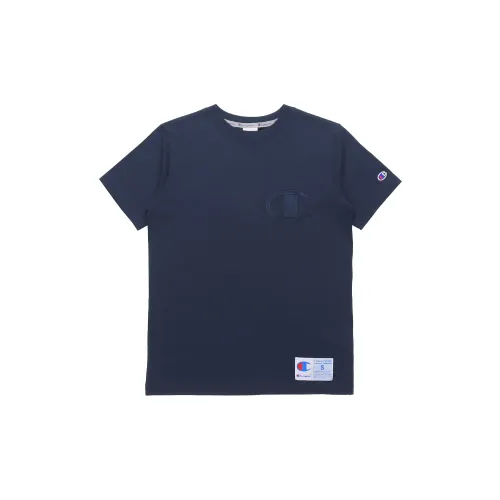 Champion T-Shirts Men Navy Blue