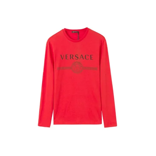 VERSACE T-Shirts Unisex Red