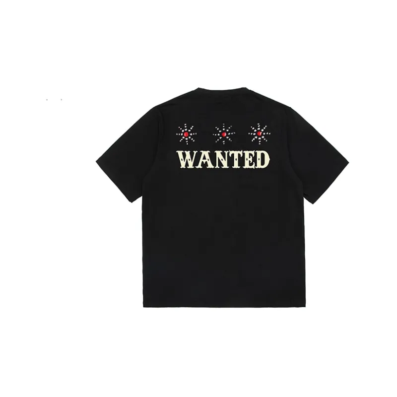 AMONSTER Straight T-Shirt Unisex Black-1