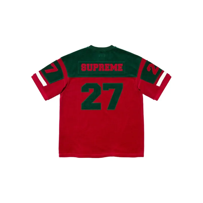 Supreme Velour Football Jersey-1