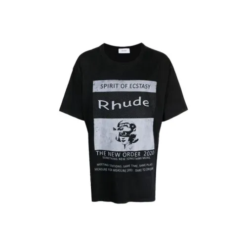 RHUDE T-Shirts Men Black