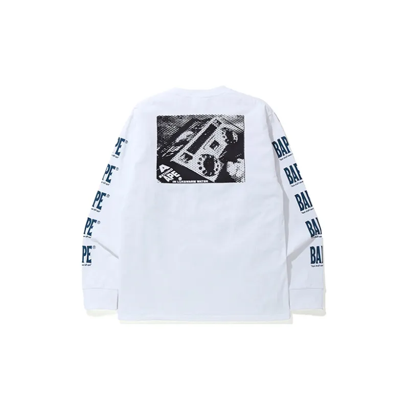 Bape Boombox Tag L/S Tee-1