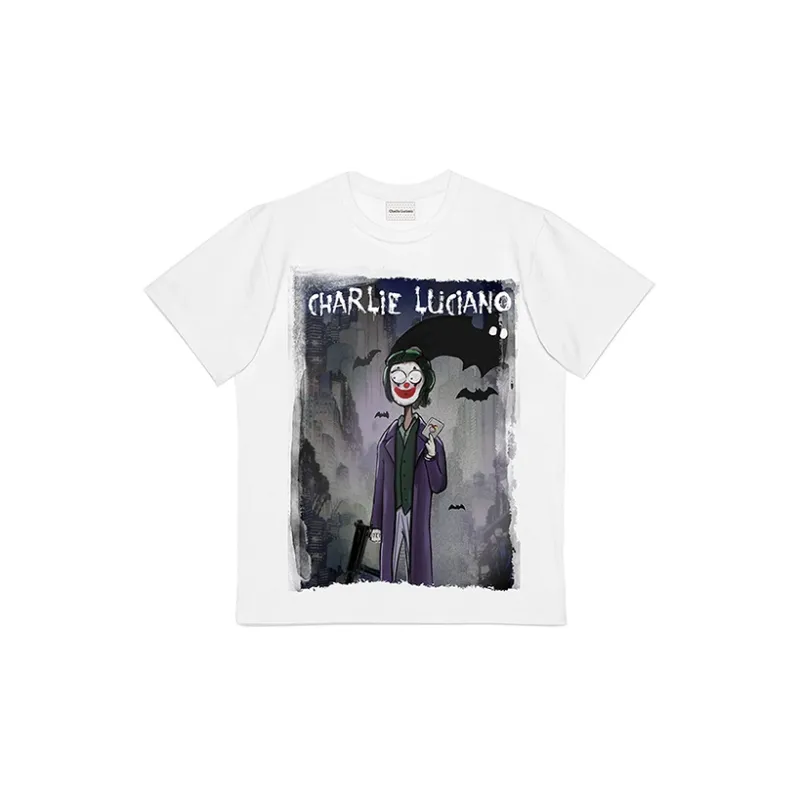 Charlie Luciano T Shirt Unisex White-1
