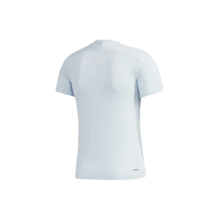 Adidas T Shirt Men's Light Sky Blue-1
