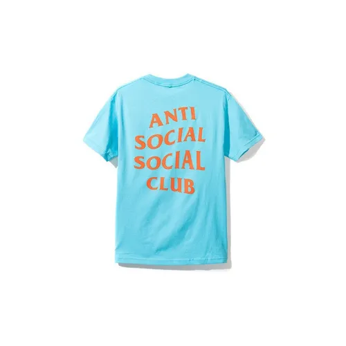 ANTI SOCIAL SOCIAL CLUB Printing T-shirt Blue Unisex