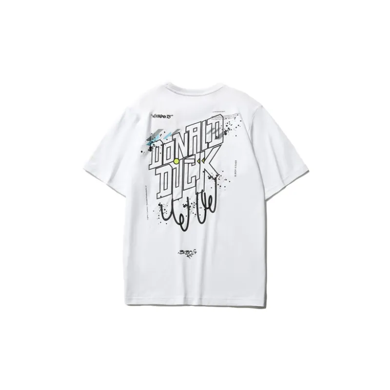 Disney X LINING T Shirts Unisex White-1