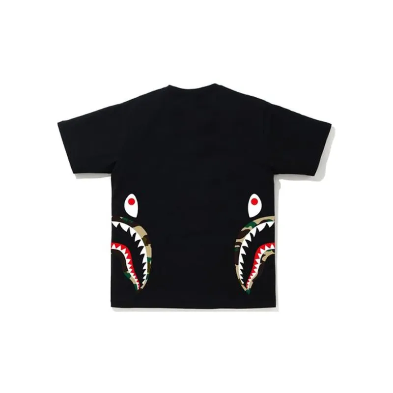 A BATHING APE Gradation Side Shark Tee-1