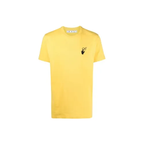 OFF-WHITE Spray Marker Short-Sleeve T-Shirt 'Yellow'