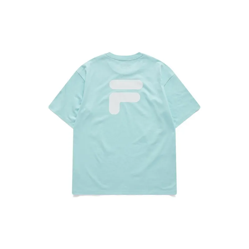 FILA FUSION T Shirt Unisex Ice Pink Green-1