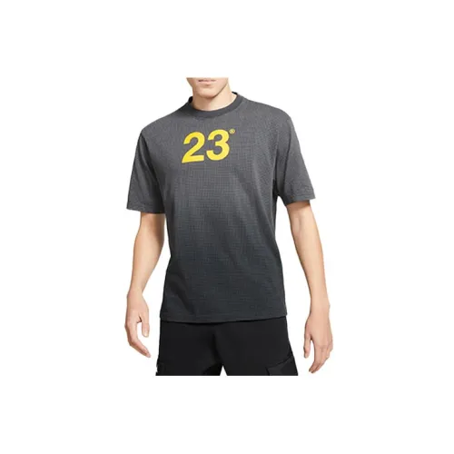 Air Jordan 23 T-Shirts Men Iron Gray