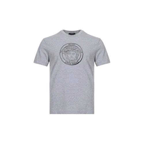 VERSACE T-Shirts Men Gray