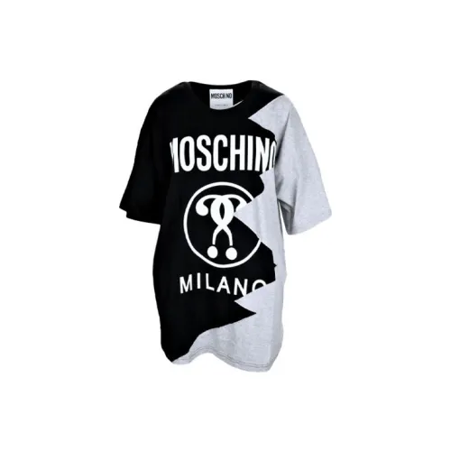 MOSCHINO T-Shirts Unisex Black Gray